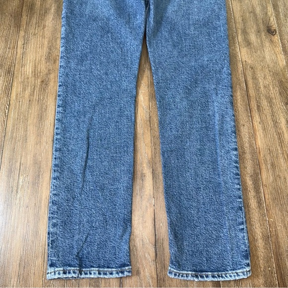AGOLDE Merrel Jeans High Rise Straight Leg Blue Ankle - Picture 13 of 14